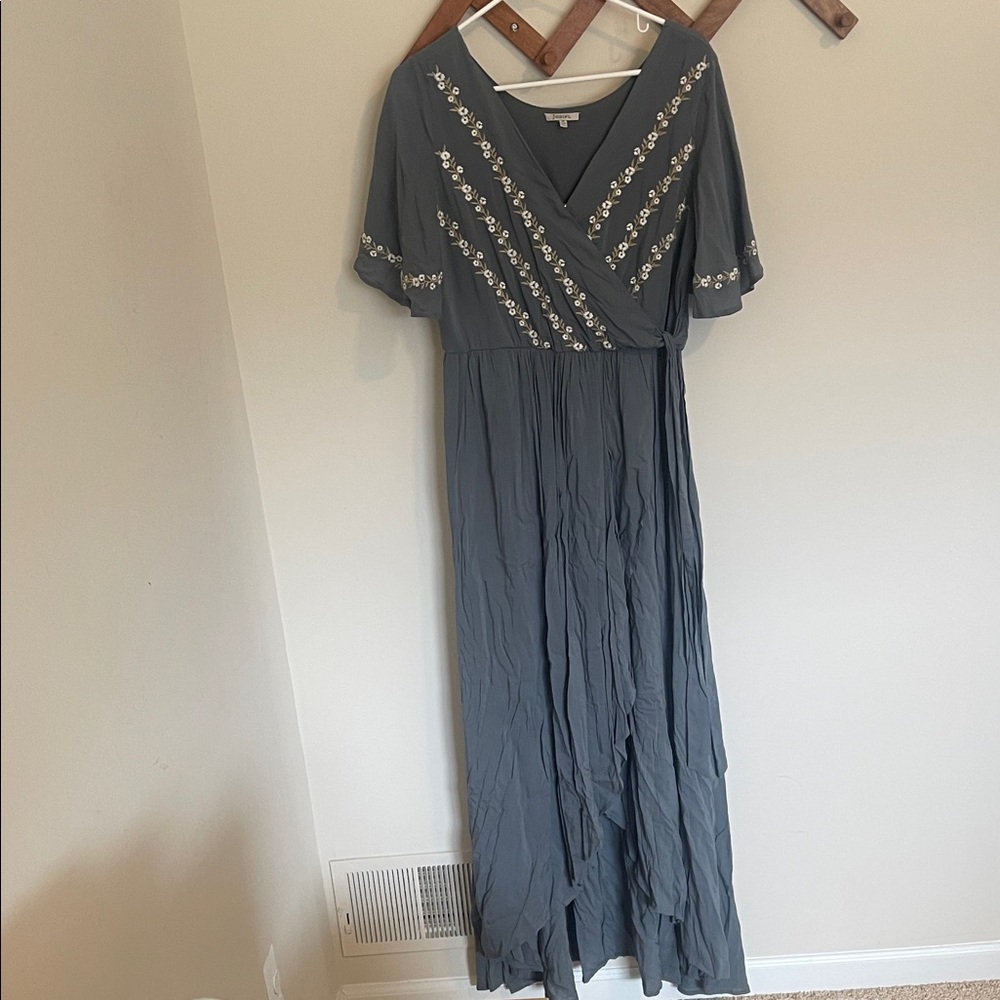 Faux wrap dress